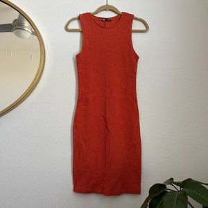 Zara Burnt Orange Bodycon Dress